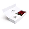 Popular rectangle flower packaging box for rose supplies, Luxury flower shipping boxes with magnetic closure