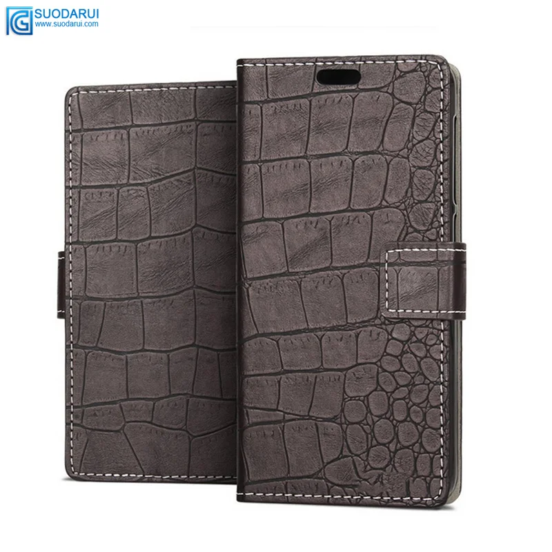 Luxury Crocodile pattern Flip leather case cover for Xiaomi Mi 6 Lite pouch