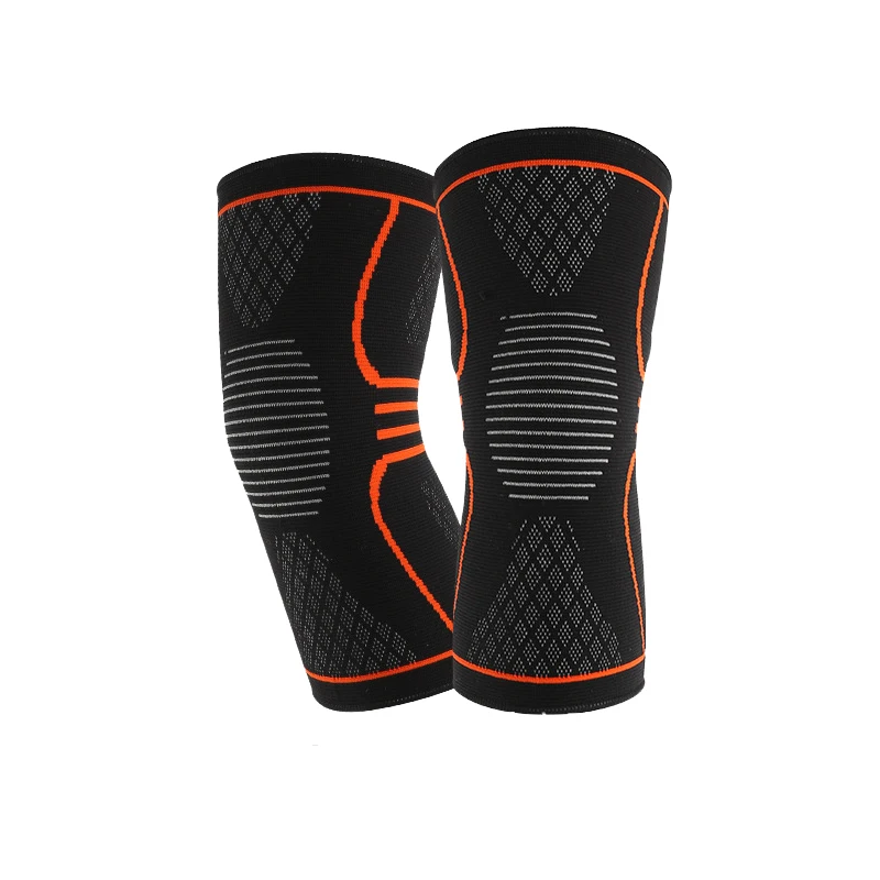 sports knee pads fitness running riding mountaineering sports protective gear elbow three-dimensional knitted knee sets