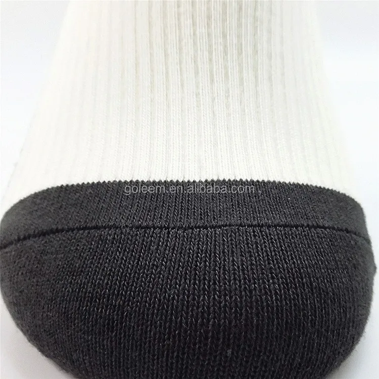 Mens Custom White With Black Bottom Socks Buy Mens Custom White With