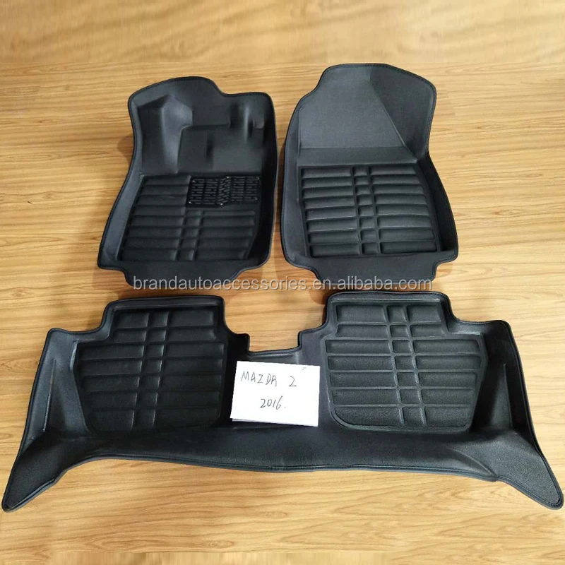 Hot Pressed Leather Material 5d 4d 3d Car Floor Mats Hot Press