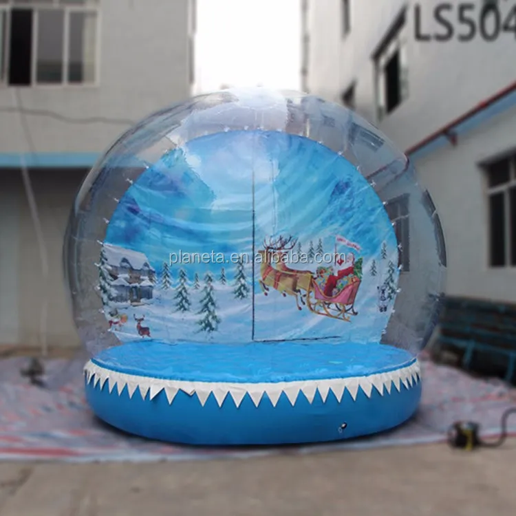 3 Meter Inflatable Snow Globe Photo Tent,Christmas Snow Globe Bubble