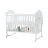 2019 top sale multifunction solid wooden baby bed crib cot with high quality