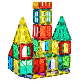 clear magnetic building blocks