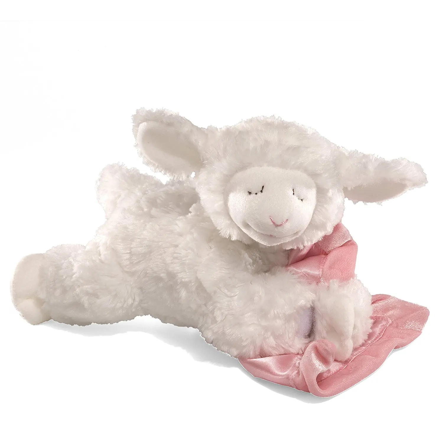 pink lamb stuffed animal