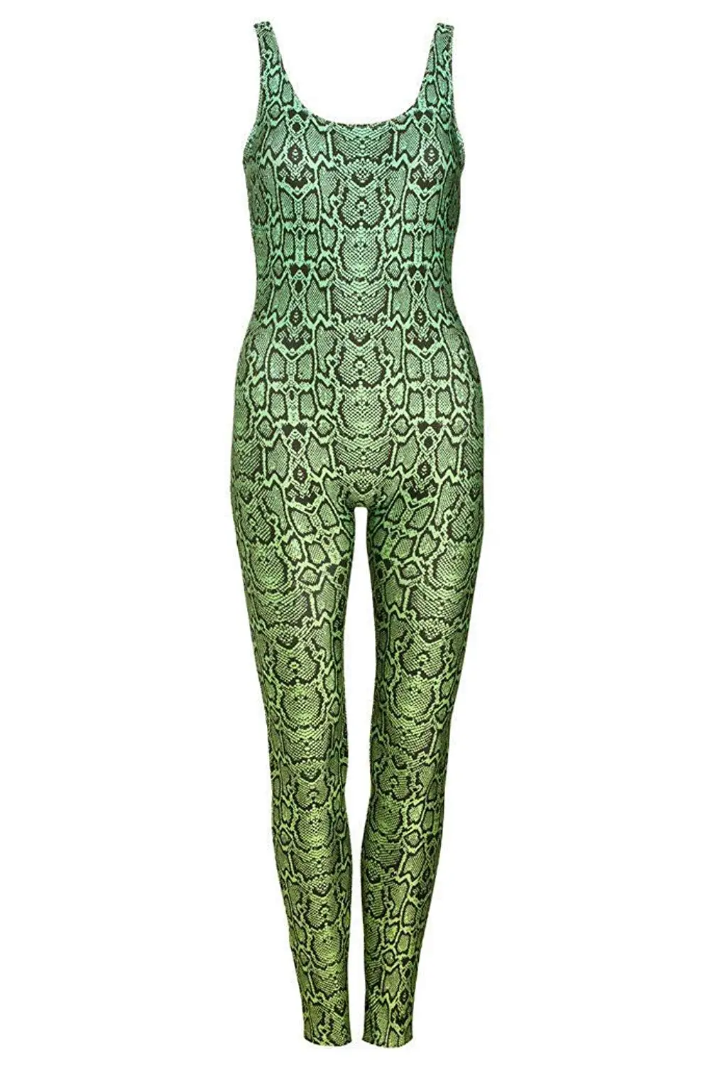 snake print unitard
