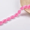 free sample rainbow organza silk ribbon roll trim