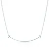 Hotsale 925 sterling silver jewelry Modern Stylish Big smile Pendant necklace for ladies