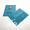 Back sealed matt finished loofah soap packing middle sealing bag