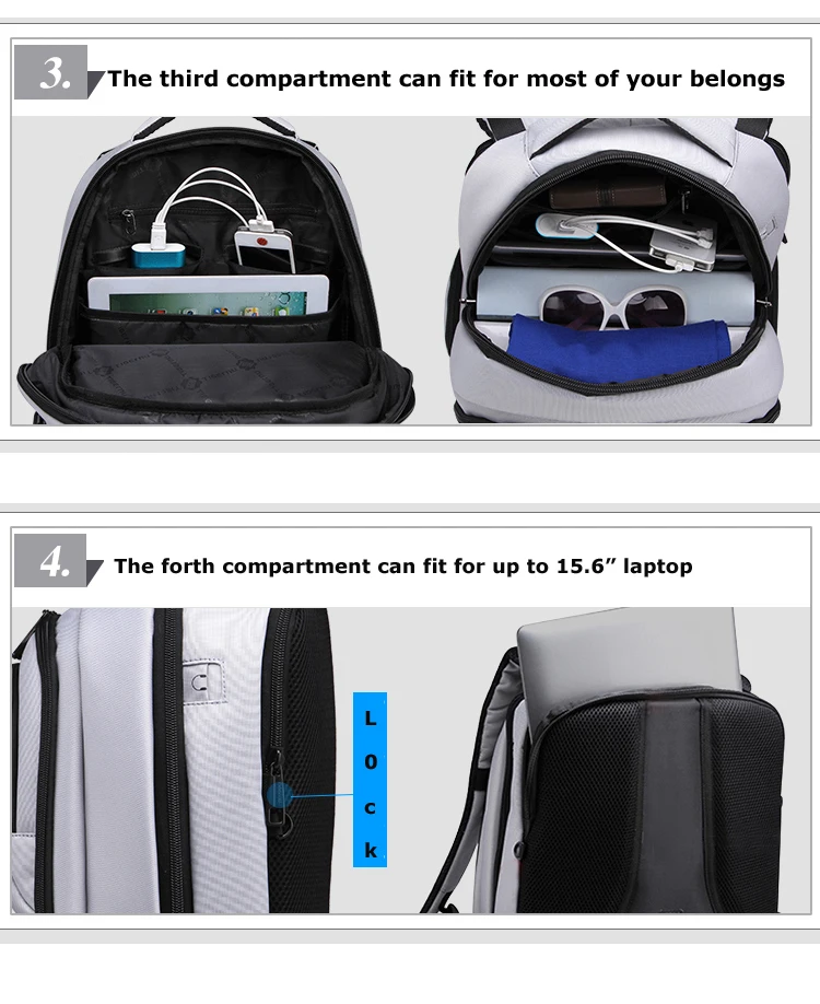 Original color life internal frame brand backpack production with many pockets and ear phone holder in the backpack for ladies