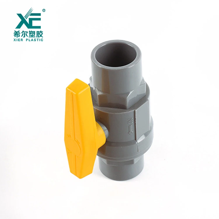 Free Sample Custom Yellow Plastic Handles Covers Two Pieces 12" Pvc Ball Valve Buy 12" Pvc