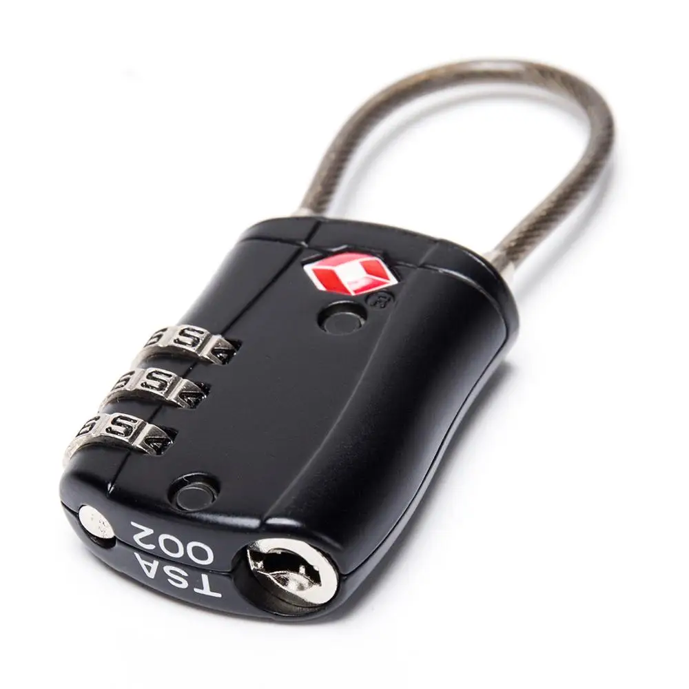 tsa cable luggage lock