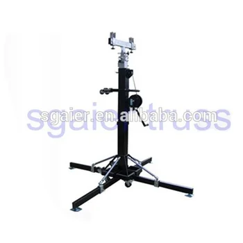 stand duty heavy crank truss portable lighting larger lift