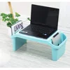 2019 New Design Portable Plastic Kids Lap Desk Tray with storage for children reading on bed or car