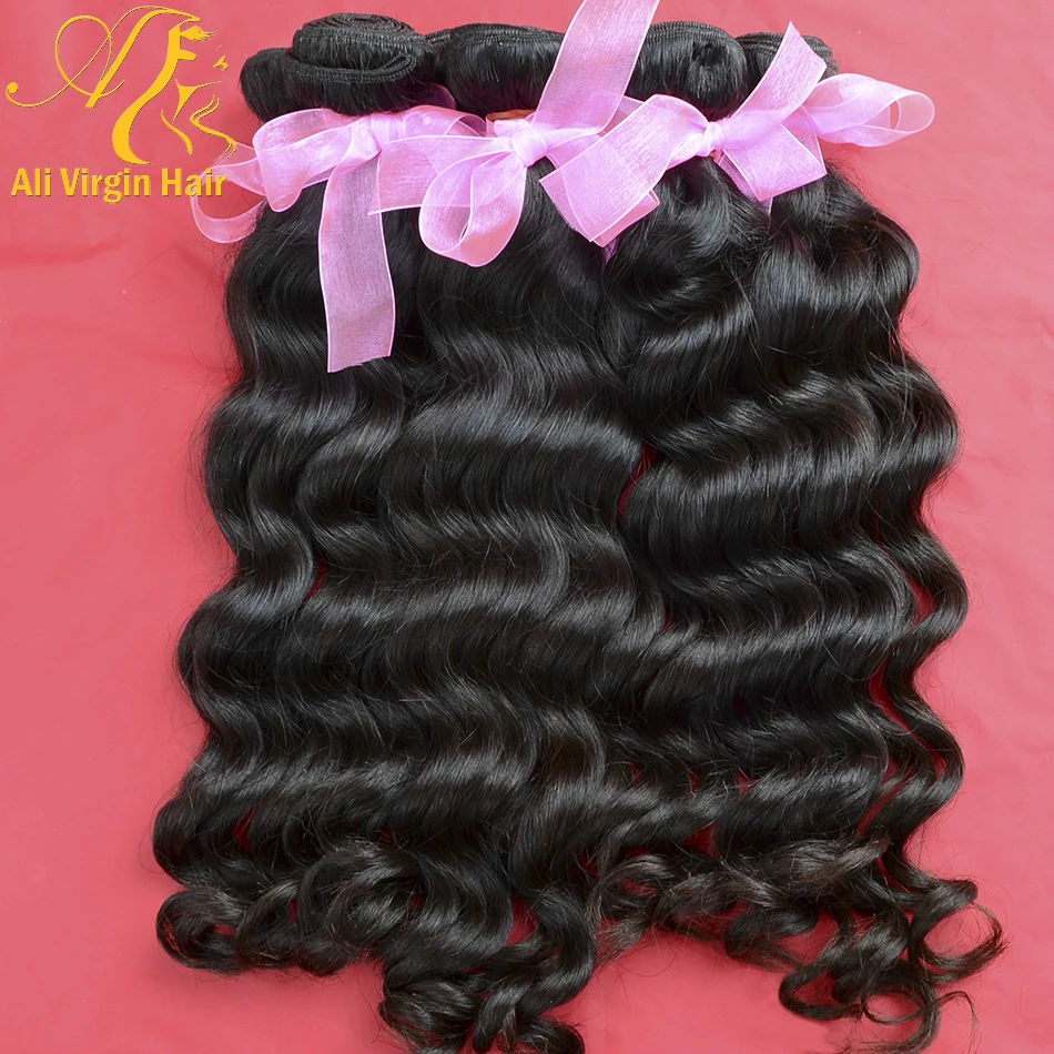 

Grade 8A Brazilian Virgin Hair Loose Deep Wave 3pcs/lot 10-30" Unprocessed Hair Free Shipping