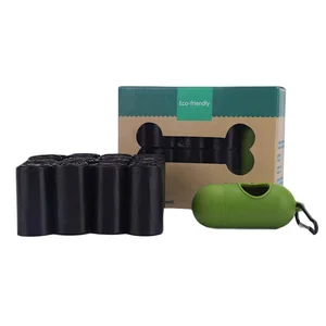 Image of Compostable Dog Poop Bags, Biodegradable Dog Waste Bags with Dispenser