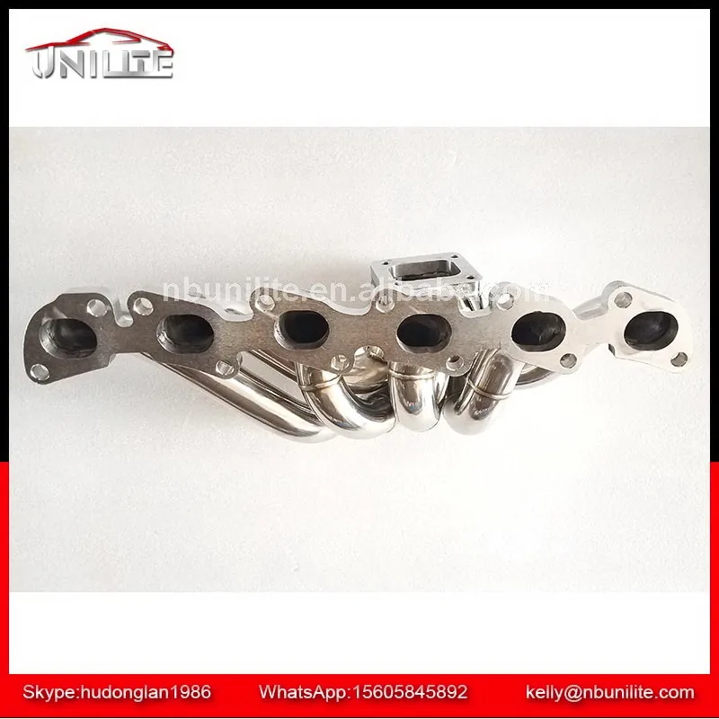 Ss304 3.0mm Thickness Exhaust Manifold For Ni Ssan Patrol Gu Y61 Tb48
