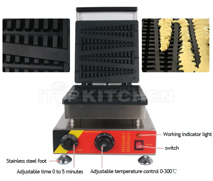 Commercial Waffle Stick Maker/Lolly Waffle Maker for Sale