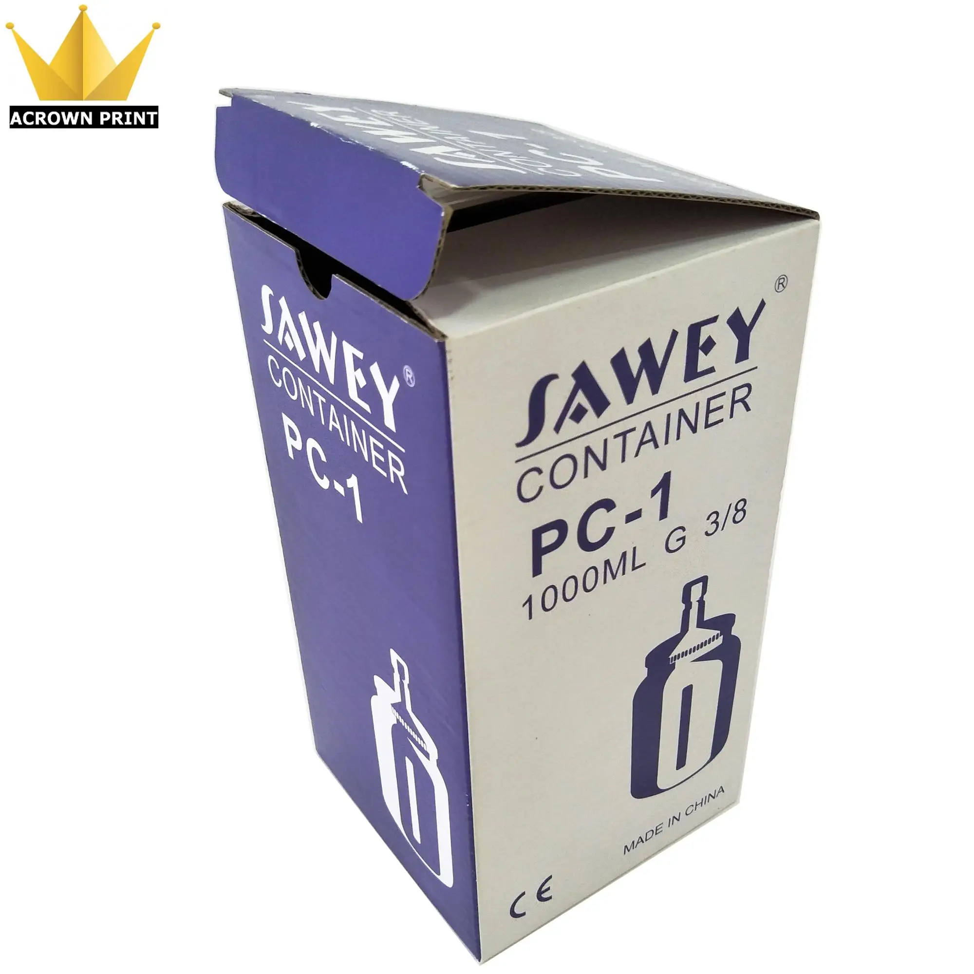 Cheap Full Colour Tab Lock Corrugated Box For Tool Packaging And