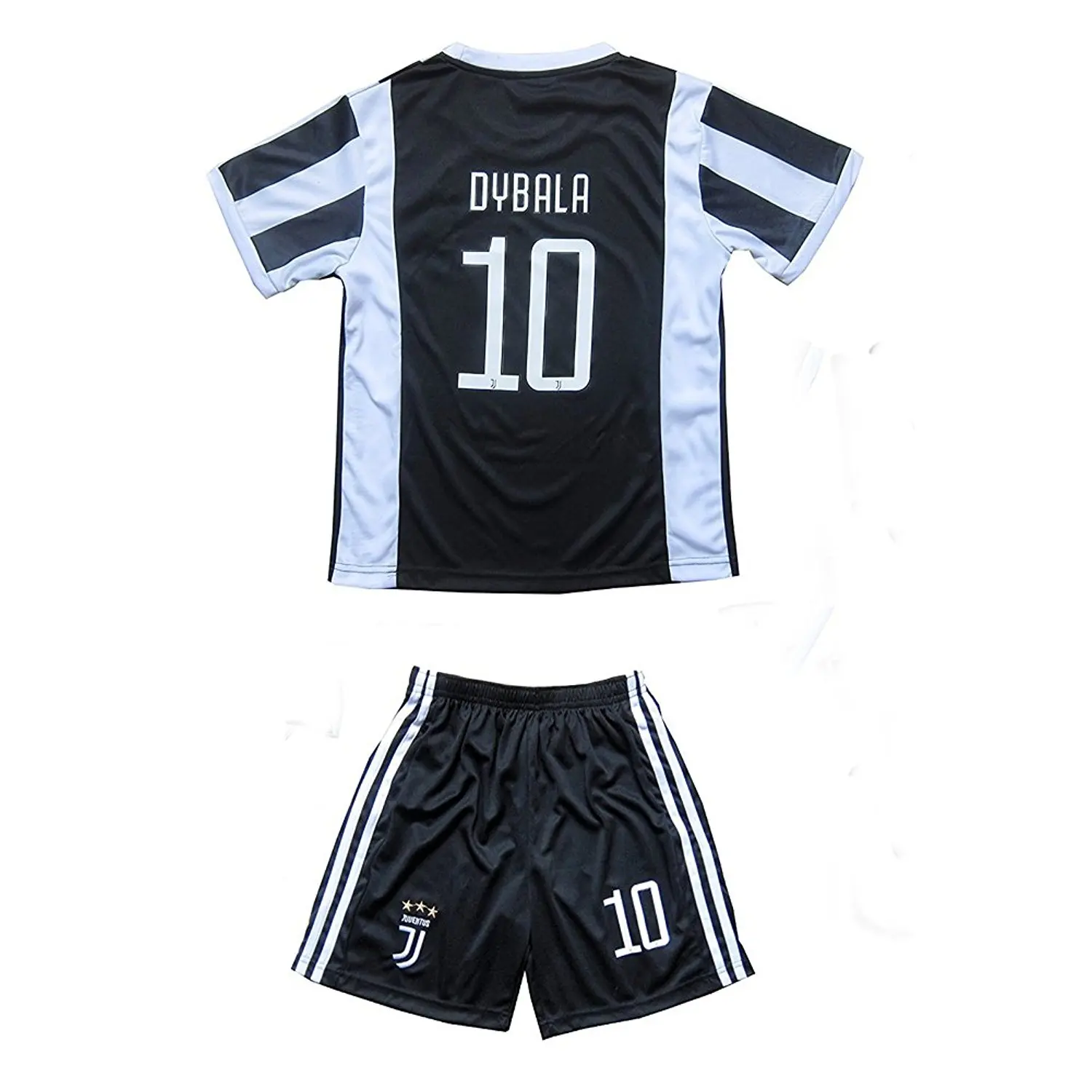 Dybala Juventus Home Youth Soccer Jersey /& Shorts /& Kit Bag Great Gift for Kids Boys Girls Football Jersey Juve Dybala #10