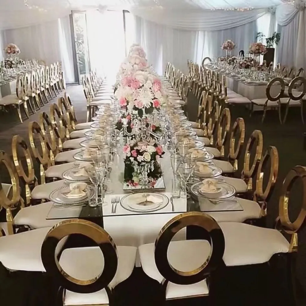 Wholesale Wedding Decoration Large Supply Round Romantic Stainless