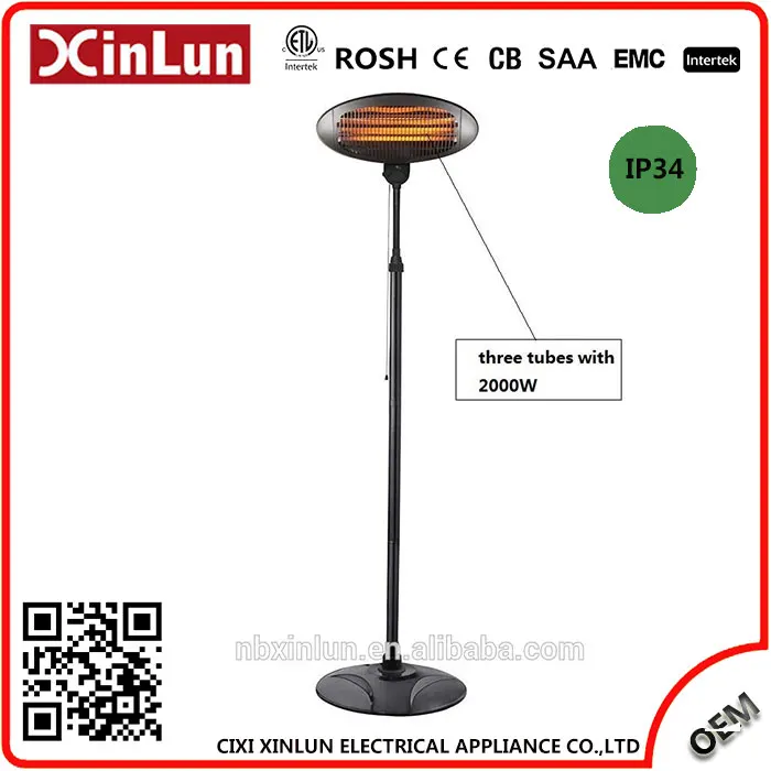 outdoor electric infrared patio heaters