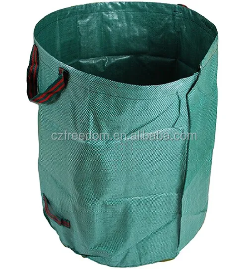 

2017 Chinese factory garden waste bag with handle, Customized