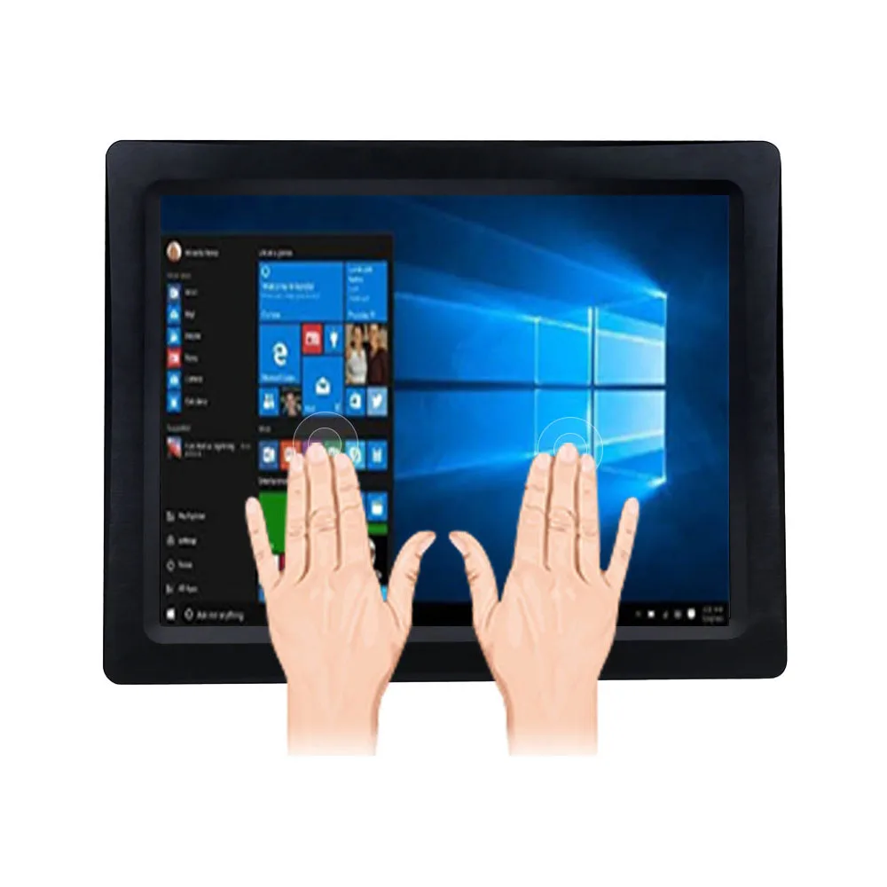 Yanling OEM 15 Inch All In One Computer Intel i5 4210u Dual Core Multi Point Touch Capacitive Screen Panel PC