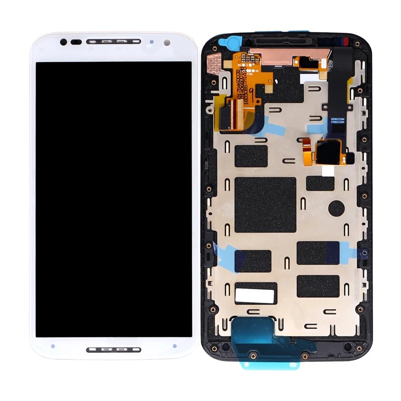 

LCD Display For Moto X+1 X2 XT1096 XT1097 LCD Screen Touch Digitizer With Frame Assembly For Motorola XT1092 XT1095, Black white