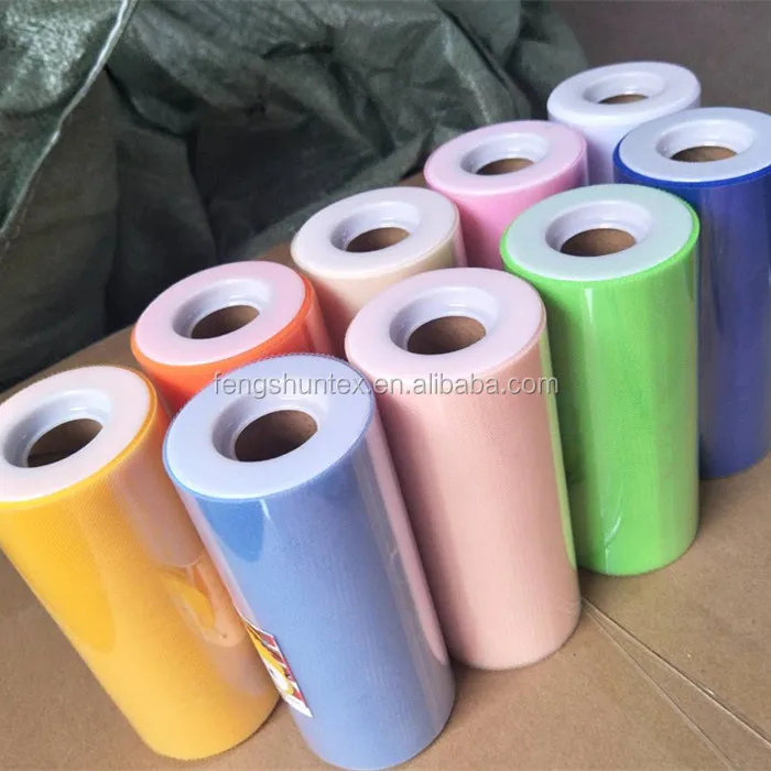 
Plain Style and 100%Polyester Material tulle roll 