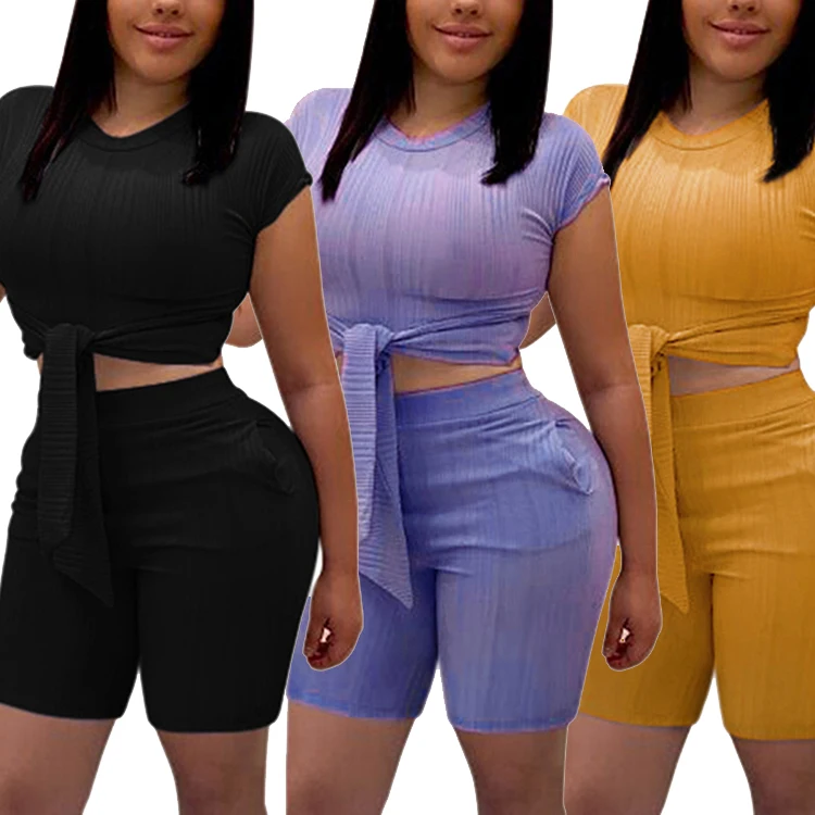 

Feelingirl Hot Sale 3 Color Women Summer Two Piece Women Set Sexy Slim Fit Jumpsuit, N/a