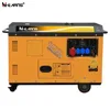 10KW Two-cylinders electric start 3 phase silent diesel generator set