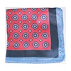 small flower / dots pocket square men's plaid hanky seersucker pocket square DPS5264