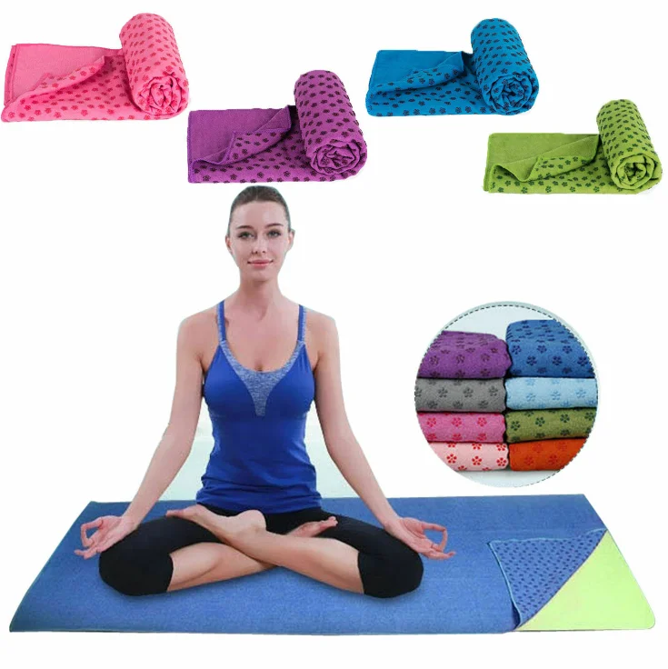 Microfiber Yoga Exercise Towel Gym Fitness Blanket Environmental Mat ...