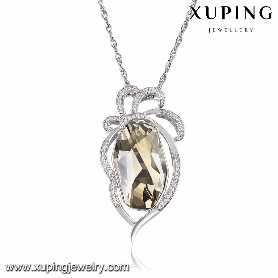 43139 xuping Belanja Online Grosir Rhodium Warna Kristal 