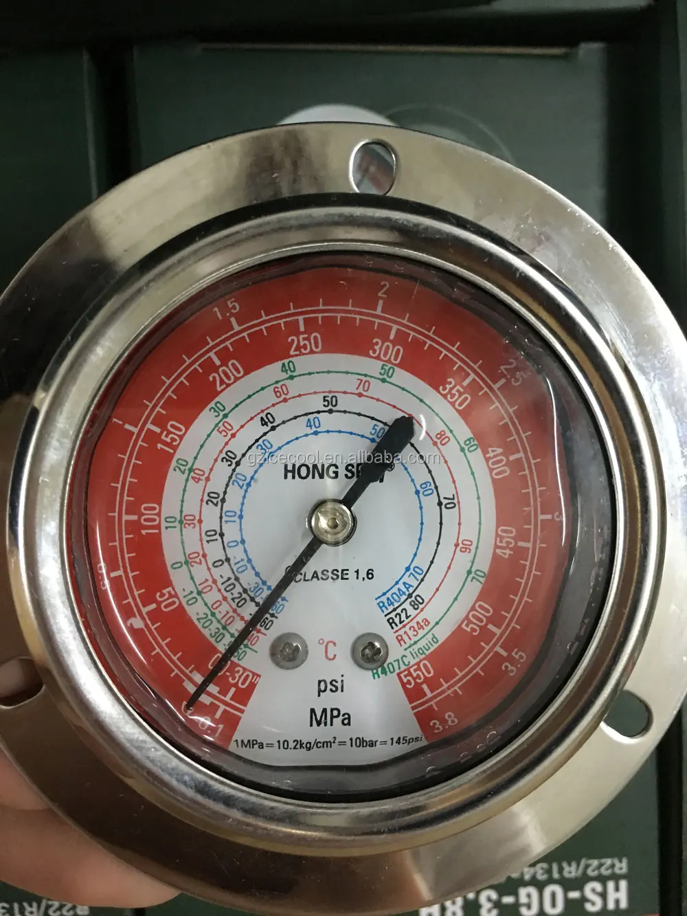 Hongsen Brand Hsog3.8h 1/4"sae High Pressure Oilfilled Vacuum