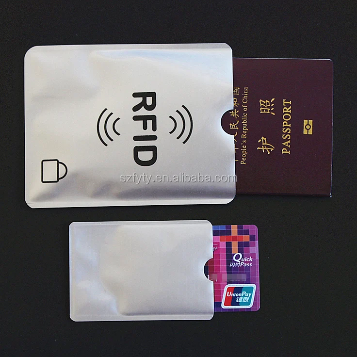 Rfid Blocking Sleeves Identity Theft Protection Perfectly Fits Wallet
