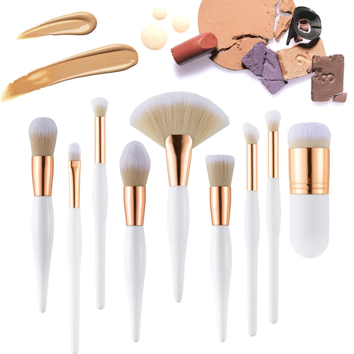 

Yaeshii Premium Quality White New Design Makeup Brush Set
