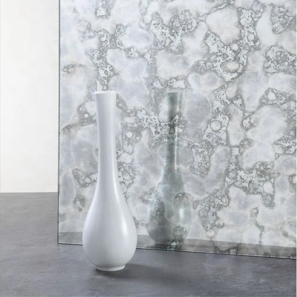 

Modern Antique Mirror Backsplash For Decorative, Grey