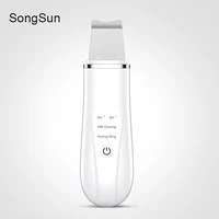 

Portable exfoliating brush face cleaner ultrasonic skin scrubber