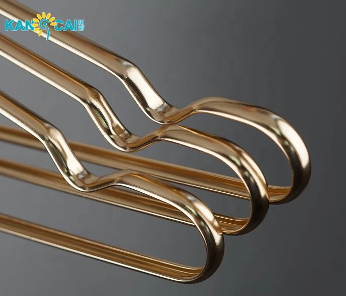 
Boutique strong gold wide shoulder notched coat hanger 