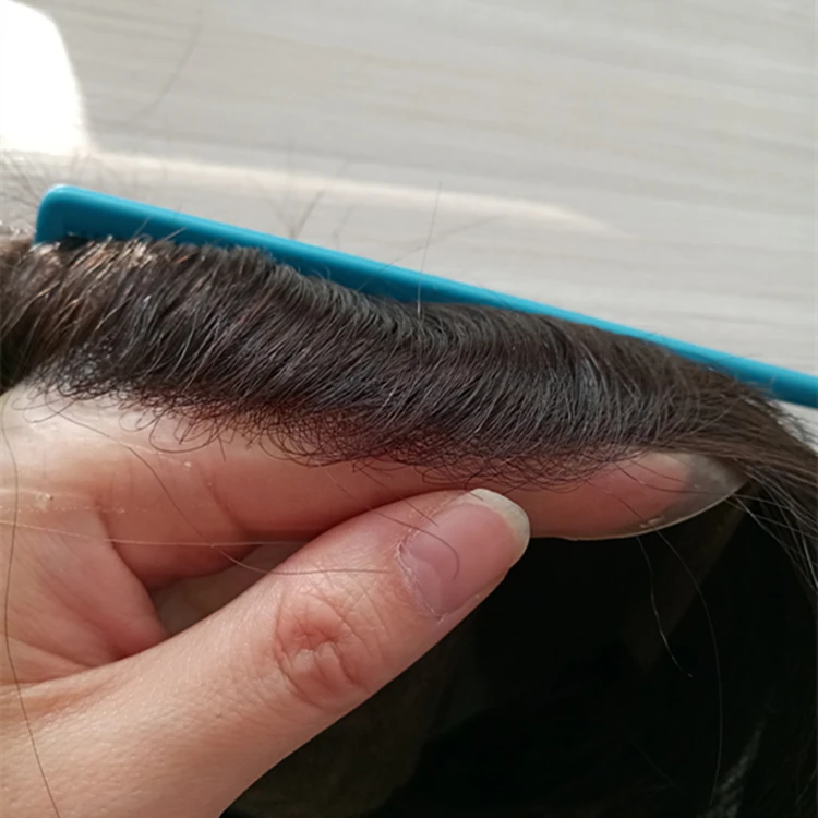 Natural Hairline Real Human Hair Afro Toupee For Black Men Buy