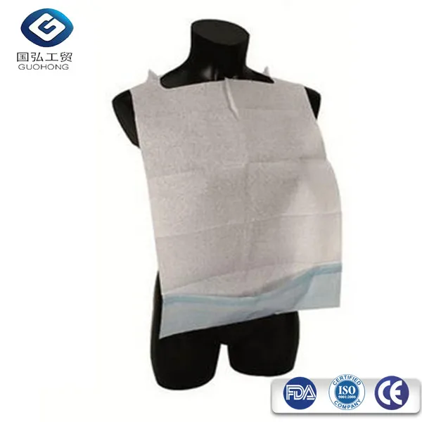 Dental Supply Disposable Apron Dental Bib With Pocket Buy Adult Bib