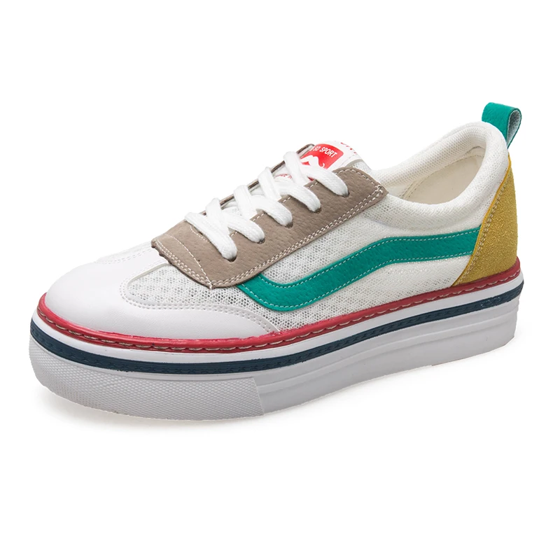 

2019 new fashion white dress shoes women casual shoes, Optional