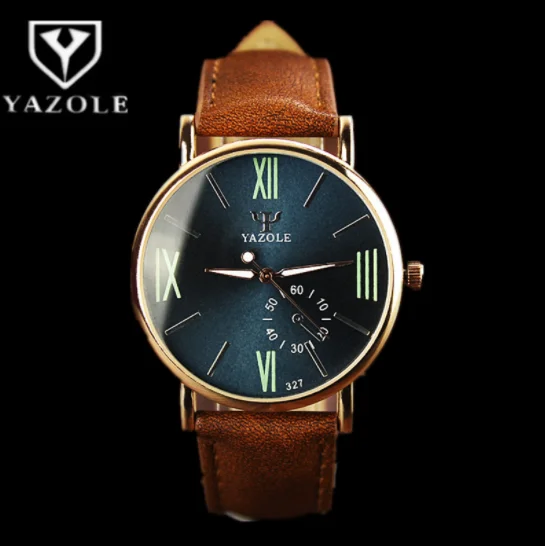 

2017 Yazole Watch Fashion Student Leisure Men Watches Business Men Luminous Roman Designer Watch Relogio Masculino Quartz-watch