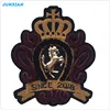 2018 new fashion style low price custom british style design embroidery patch