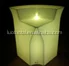 
PE glow illuminated led bar furniture/multicolor change led bar table/led round bar counter 