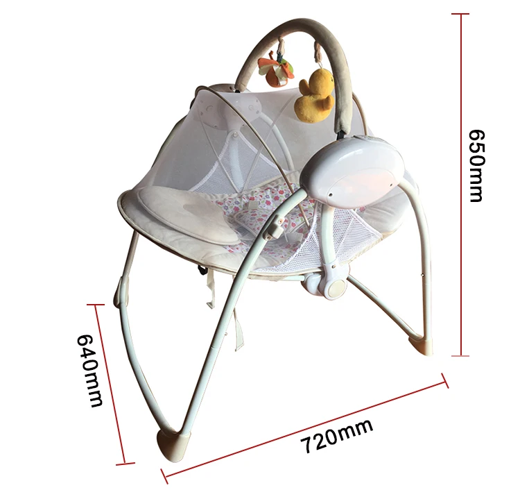 Electric Vibration Toddler Portable Rocker Baby Swing Chair / Baby Bouncer