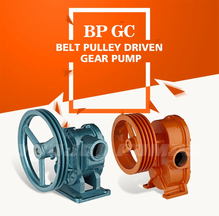 Gc Belt Driven Gear Pump With Japan Design Also Named Three Pieces Type