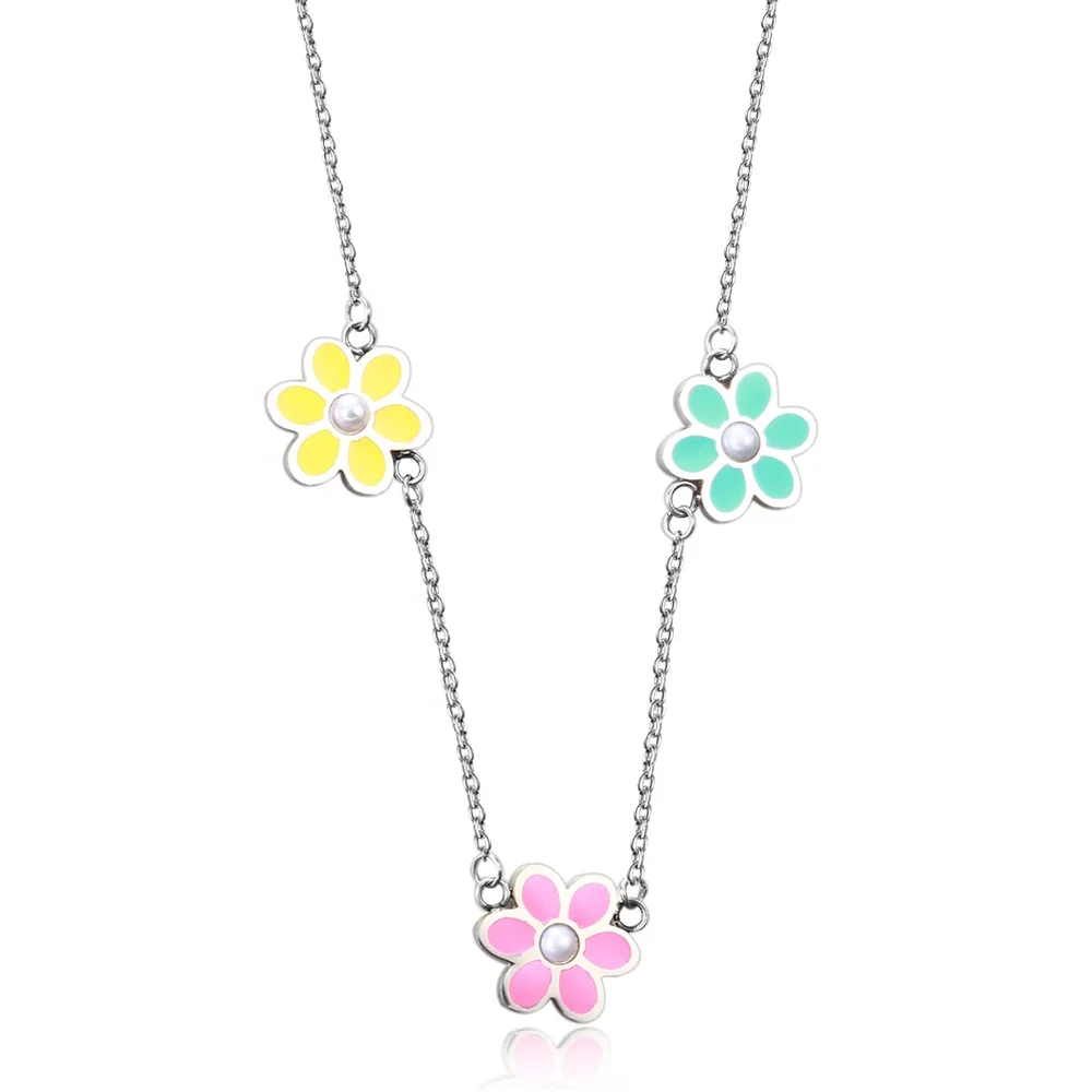 

2019 necklace women stainless steel enamel Small Zou Ju necklace free shipping